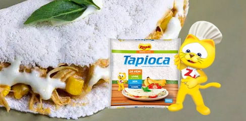 Tapioca Rellena de Pollo Catupiry